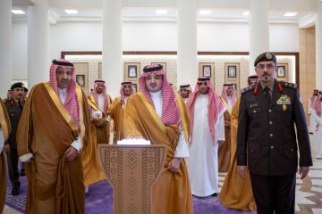 عبدالعزيز بن سعود يضع حجر الأساس لمقر قيادة القوة الخاصة للأمن البيئي بمنطقة الباحة عبدالعزيز بن سعود يضع حجر الأساس لمقر قيادة القوة الخاصة للأمن البيئي بمنطقة الباحة