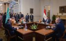 وزير الخارجية يشارك في اجتماع مع نظيريه المصري والتركي والمستشار الأمريكي