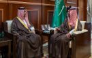 نائب أمير حائل يستقبل أمير الفوج الثالث والعشرين بوزارة الحرس الوطني .