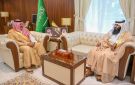 أمير حائل يستقبل مدير فرع ديوان المحاسبة السابق بالمنطقة