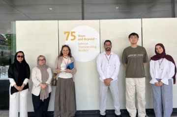 موهبة تشارك في الاجتماع الـ75 للحائزين على نوبل موهبة تشارك في الاجتماع الـ75 للحائزين على نوبل