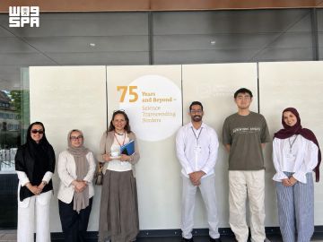 موهبة تشارك في الاجتماع الـ75 للحائزين على جائزة نوبل في لينداو موهبة تشارك في الاجتماع الـ75 للحائزين على جائزة نوبل في لينداو