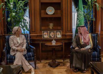 وزير الدولة للشؤون الخارجية يستقبل الأمينة التنفيذية لاتفاقية الأمم المتحدة لمكافحة التصحر