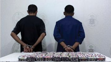 القبض على شخصين بحوزتهما 5,919 قرصا طبيا بمكة القبض على شخصين بحوزتهما 5,919 قرصا طبيا بمكة
