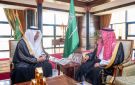 أمير تبوك يستقبل مدير فرع مركز المعلومات الوطني بالمنطقة - sa