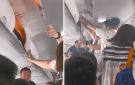 اشتعال حريق داخل طائرة في الصين بسبب شاحن متنقل.. فيديو
