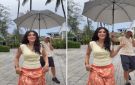 أحلام التميمي تتعرض لموقف محرج أثناء التصوير.. فيديو