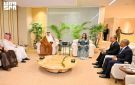 رئيس جمهورية المالديف يستقبل الأمير منصور بن متعب