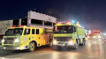 إخماد حريقا في محال تجارية بحفر الباطن إخماد حريقا في محال تجارية بحفر الباطن