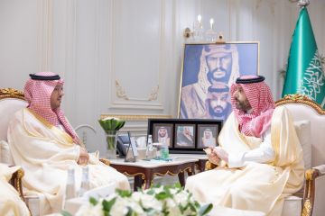 نائب أمير الحدود الشمالية يستقبل نائب وزير التعليم نائب أمير الحدود الشمالية يستقبل نائب وزير التعليم