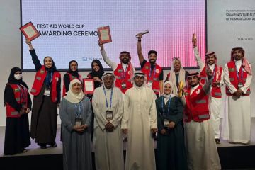 الهلال الأحمر يفوز بكأس العالم للإسعافات الأولية الهلال الأحمر يفوز بكأس العالم للإسعافات الأولية