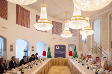 استقبل توشيميتسو موتيجي ومحمد آل ثاني.. وزير الخارجية: السعودية شريك موثوق لليابان في مختلف المجالات استقبل توشيميتسو موتيجي ومحمد آل ثاني.. وزير الخارجية: السعودية شريك موثوق لليابان في مختلف المجالات