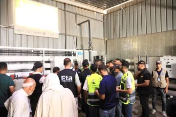 المملكة تدشن مشروع الاستجابة العاجلة لتوفير مياه الشرب في غزة المملكة تدشن مشروع الاستجابة العاجلة لتوفير مياه الشرب في غزة
