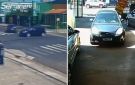 سائق محظوظ ينجو بسيارته من حادث اصطدام غريب في البرازيل .. فيديو
