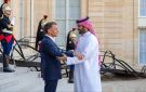 ولي العهد السعودي يصل الإليزيه ويبدأ مباحثات مع الرئيس الفرنسي
