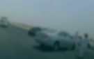 مرور العاصمة المقدسة يباشر حادثا بسبب مخالفة المسارات