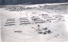 صورة جوية نادرة لمخيم خط التابلاين برأس مشعاب عام 1947م