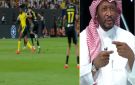 الجمعان: أرى أن اللاعب سالم النجدي يستحق كرت أصفر وليس أحمر