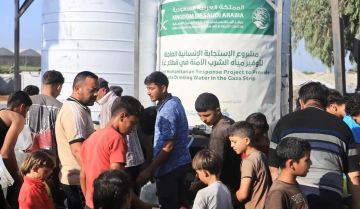 المملكة تضخ 500 ألف لتر من المياه وتوزع 25 ألف وجبة غذائية في غزة