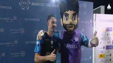 مارتينيلي يفوز بجائزة رجل مواجهة الهلال التعاون مارتينيلي يفوز بجائزة رجل مواجهة الهلال التعاون