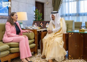 أمير الرياض يستقبل سفيرة الدنمارك المعينة حديثا لدى المملكة أمير الرياض يستقبل سفيرة الدنمارك المعينة حديثا لدى المملكة