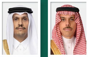 هاتفيا... فيصل بن فرحان ووزير خارجية قطر يبحثان مستجدات الأوضاع الإقليمية هاتفيا... فيصل بن فرحان ووزير خارجية قطر يبحثان مستجدات الأوضاع الإقليمية