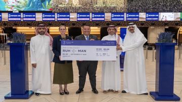 طيران الرياض يدشن رحلاته المباشرة إلى مانشستر.. ثاني وجهاته إلى المملكة المتحدة طيران الرياض يدشن رحلاته المباشرة إلى مانشستر.. ثاني وجهاته إلى المملكة المتحدة