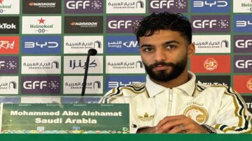 أبو الشامات: كلاعبين نحن جاهزين ولن أبخل بقطرة عرق على بلادي أبو الشامات: كلاعبين نحن جاهزين ولن أبخل بقطرة عرق على بلادي