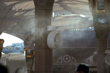 منظومة متكاملة لتلطيف أجواء المسجد النبوي منظومة متكاملة لتلطيف أجواء المسجد النبوي