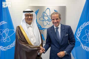 وزير الطاقة يلتقي المدير العام للوكالة الدولية للطاقة الذرية وزير الطاقة يلتقي المدير العام للوكالة الدولية للطاقة الذرية