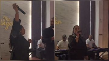 مرام البلوشي تعود إلى الغناء بعد سنوات من الغياب.. فيديو مرام البلوشي تعود إلى الغناء بعد سنوات من الغياب.. فيديو