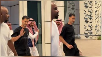 مارتينيلي يصل الرياض .. فيديو مارتينيلي يصل الرياض .. فيديو