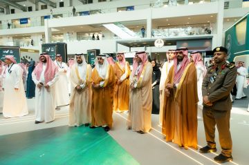وزير الصحة يزور جناح وزارة الداخلية في مؤتمر ومعرض ليب 2026 وزير الصحة يزور جناح وزارة الداخلية في مؤتمر ومعرض ليب 2026