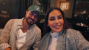 الصدفة تجمع أحلام وماجد المهندس في لقاء عفوي الصدفة تجمع أحلام وماجد المهندس في لقاء عفوي