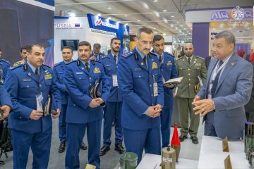قائد القوات الجوية يترأس وفد المملكة المشارك في معرض العلمين الدولي للطيران والفضاء قائد القوات الجوية يترأس وفد المملكة المشارك في معرض العلمين الدولي للطيران والفضاء
