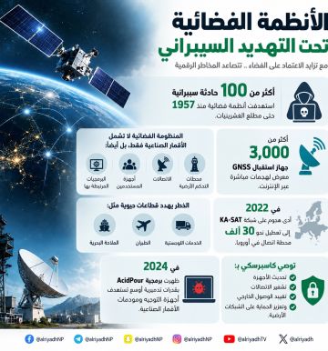أكثر من 3 آلاف جهاز ملاحة فضائية معرضة لهجمات سيبرانية مباشرة أكثر من 3 آلاف جهاز ملاحة فضائية معرضة لهجمات سيبرانية مباشرة