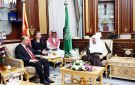 رئيس مجلس الشورى يبحث العلاقات مع رئيس برلمان مقدونيا الشمالية