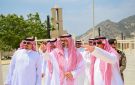 نائب أمير جازان يتفقد مشروع تطوير مطل محافظة العارضة والعين الحارة - sa