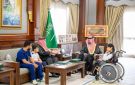 أمير المدينة يطلع على خدمات ذوي الإعاقة ومنجزات خدمة ضيوف الرحمن