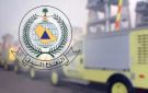 الدفاع المدني يباشر حريقا في مستودعات بالرياض