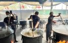 دعم غذائي متواصل من المطبخ السعودي لأبناء غزة