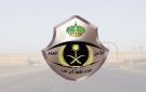 أمن الطرق يباشر حادثا مروريا لاصطدام حافلة نقل ومركبتين في الجموم