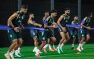 الأخضر يواصل استعداده للقاء الكويت في افتتاح كأس الخليج27