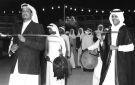 صورة نادرة للملك سلمان بن عبدالعزيز في احد الاحتفالات بالطائف