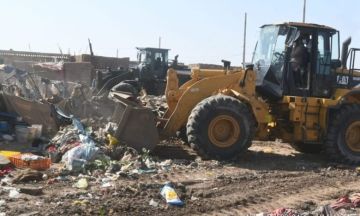 إكمال فتح الطرق الرئيسية بمنطقة مانديلا..