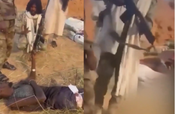 بدم بارد.. مشاهد صادمة لجريح في الفاشر يتوسل لقاتله بدم بارد.. مشاهد صادمة لجريح في الفاشر يتوسل لقاتله