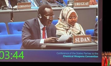 السودان يشارك في مؤتمر الدول الأطراف في اتفاقية حظر السلاح الكيميائي
