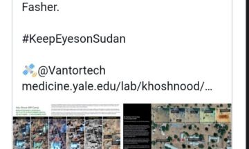 صور أقمار صناعية توثق نشاط قوات الدعم للتخلص من جثث القتلى في الفاشر