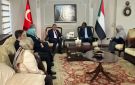 سفير السودان بأنقرة يستقبل رئيس حزب المستقبل التركي أحمد داؤود أوغلو