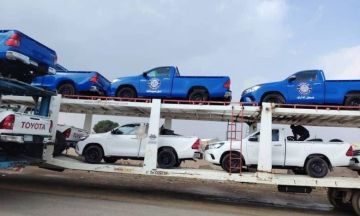 رئاسة قوات الشرطة تدشن الدفعة السابعة من دعم الولايات والادارات بالمركبات